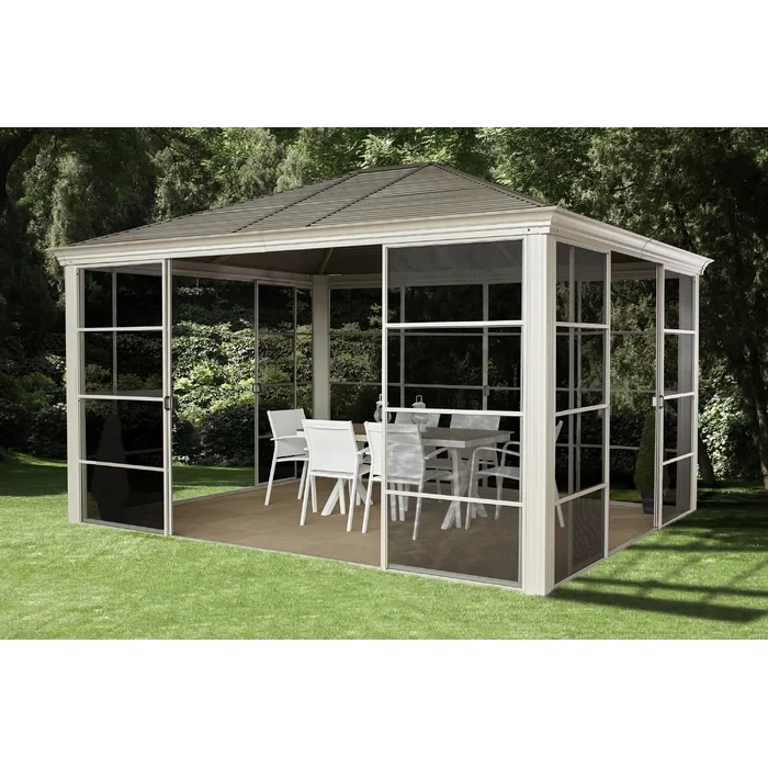 12 Ft. W x 14 Ft. D Aluminum Patio Gazebo