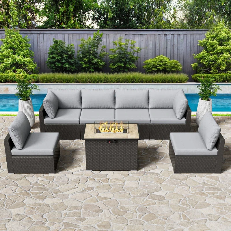 Cumbria 6 - Person Outdoor Seating Group with Cushions