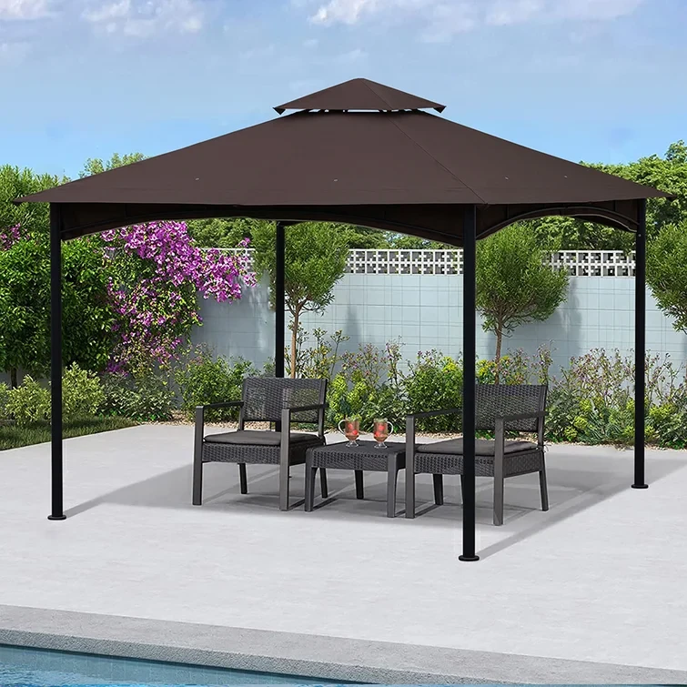 11 Ft. W x 11 Ft. D Metal Patio Gazebo