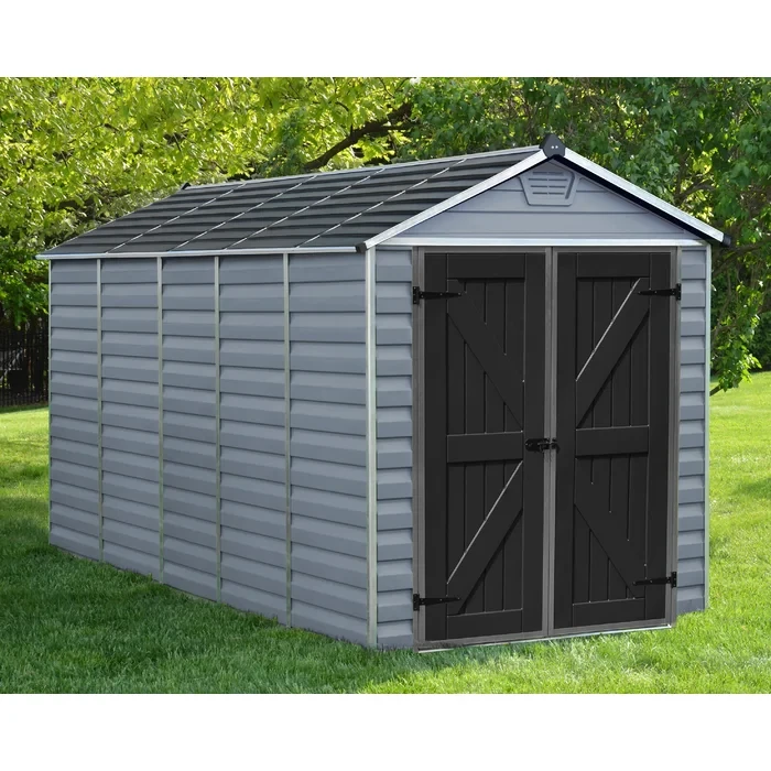 Skylight 6 Ft. W x 12 Ft. D Polycarbonate Storage Shed