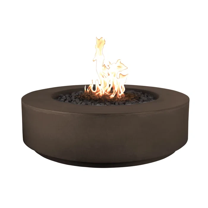 Florence Concrete Natural Gas Fire Pit