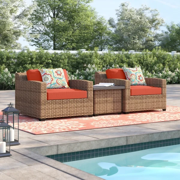 Ambroselli 2 - Person Outdoor Seating Group