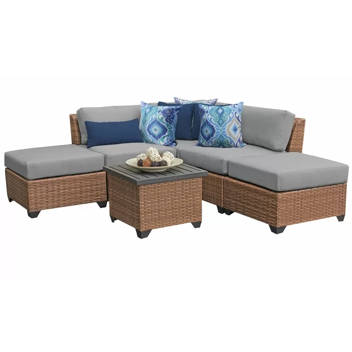 Ambroselli 2 - Person Outdoor Seating Group with Cushions