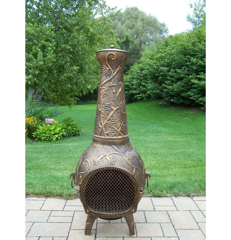 Shook Cast iron Wood Burning Chiminea