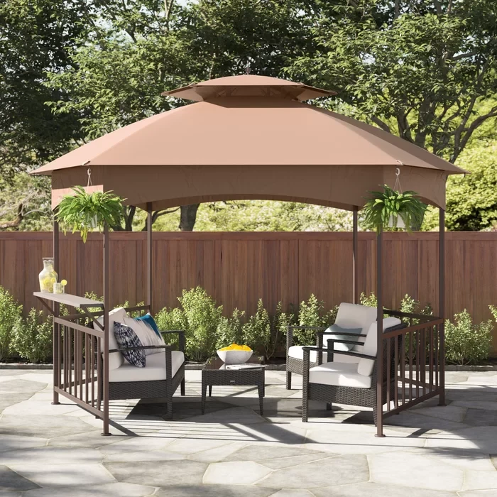 Cornlea 13 Ft. W x 11.5 Ft. D Steel Patio Gazebo