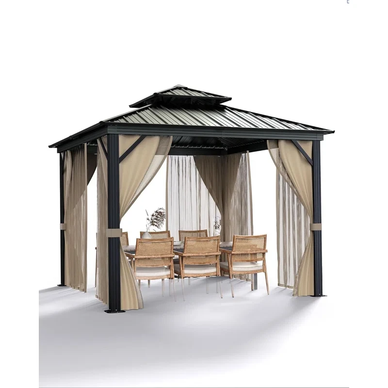 10 Ft. W x 10 Ft. D Metal Pop-Up Canopy