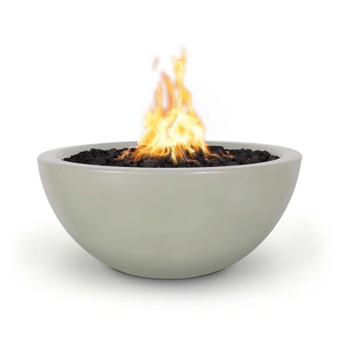 15" H x 30" W x 30" D Luna Concrete Fire Pit