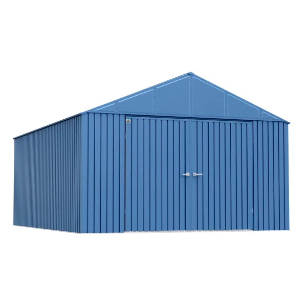 Elite 12 ft. W x 16 ft. D Galvalume Steel Storage Shed