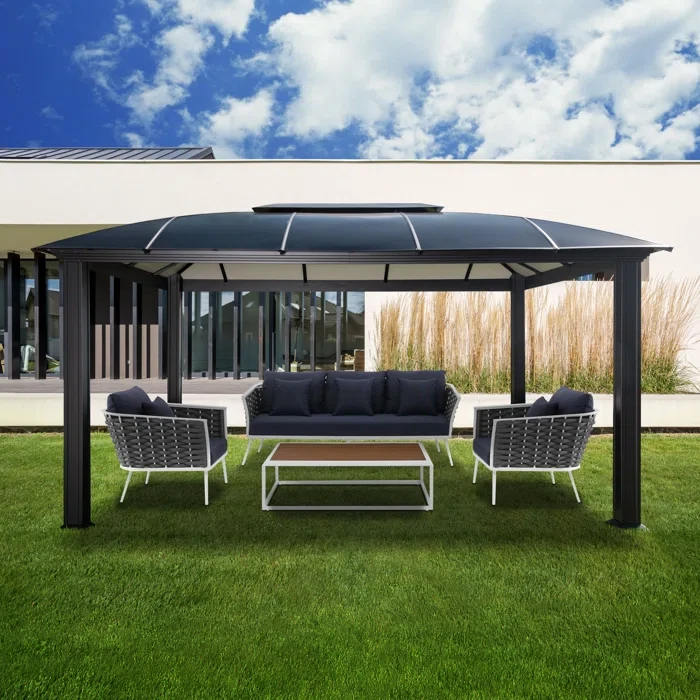 Cambridge  16 Ft. W x 11 Ft. D Aluminum Patio Gazebo