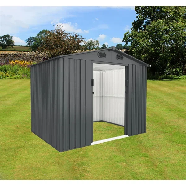 78" H x 94" W x 72" D Storage Shed