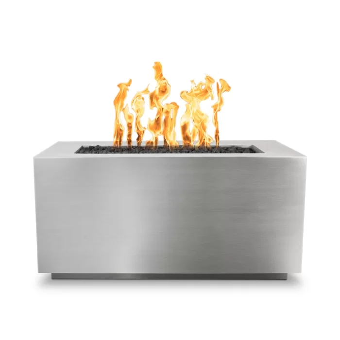 Pismo Stainless Steel Outdoor Fire Pit 24" H x 84" W x 24" D