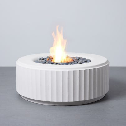 Dhane Bioethanol Fire Pit 15" H x 39" W x 39" D