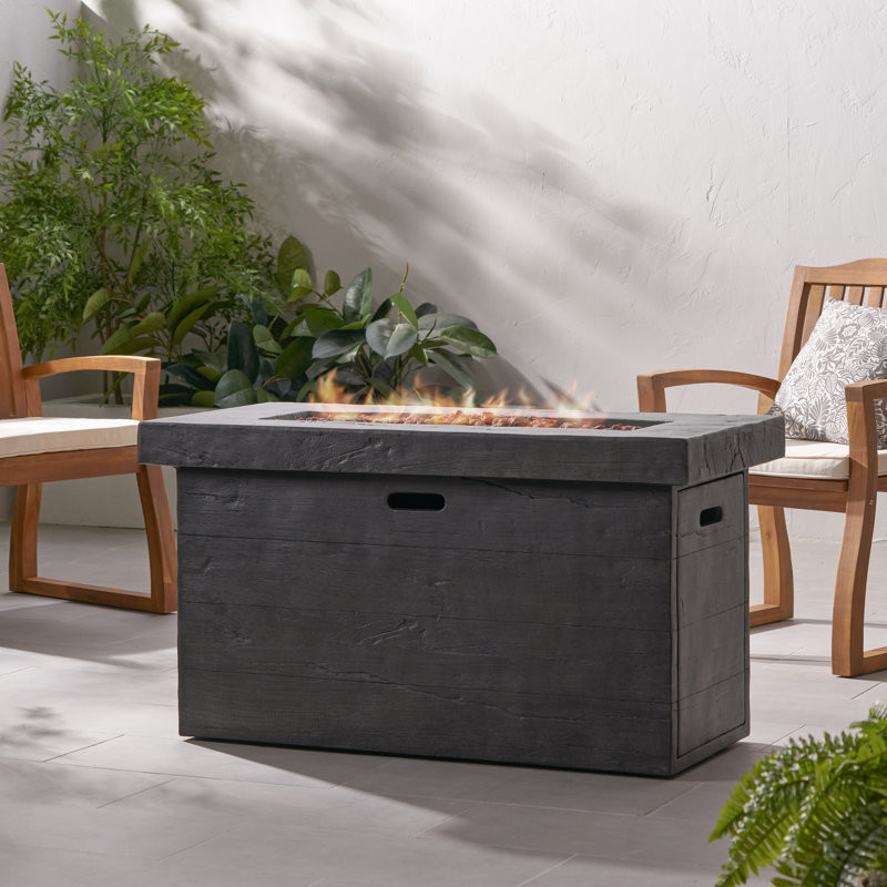 Jon Concrete Propane Fire Pit Table