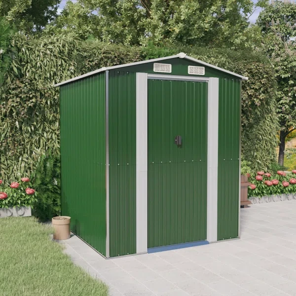 6 ft. 2 in. W x 6 ft. 3 in. D Galvanized Steel Storage Shed