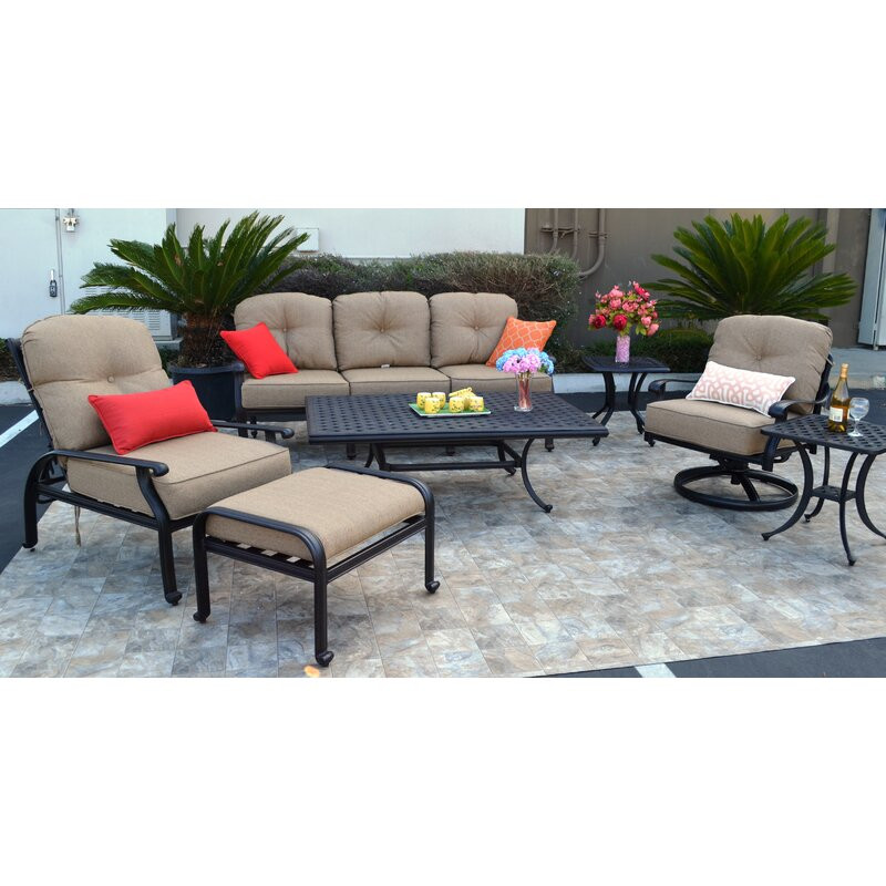 Allene 5 - Person Outdoor Seating Group with Cushions