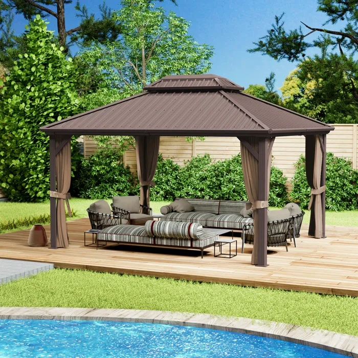 Hardtop Aluminum Patio Gazebo 12 (ft) x 14 (ft)