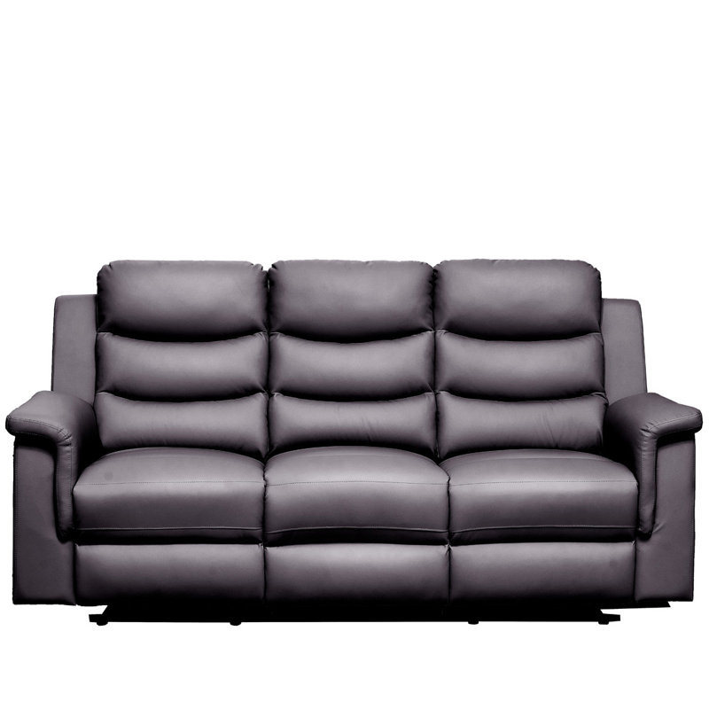 Faux Leather Home Theater Seating with Cup Holder