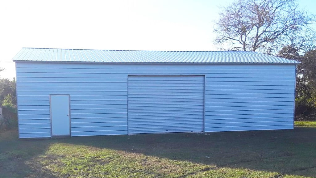 Metal Garage 30'x50' Side Entry Garage