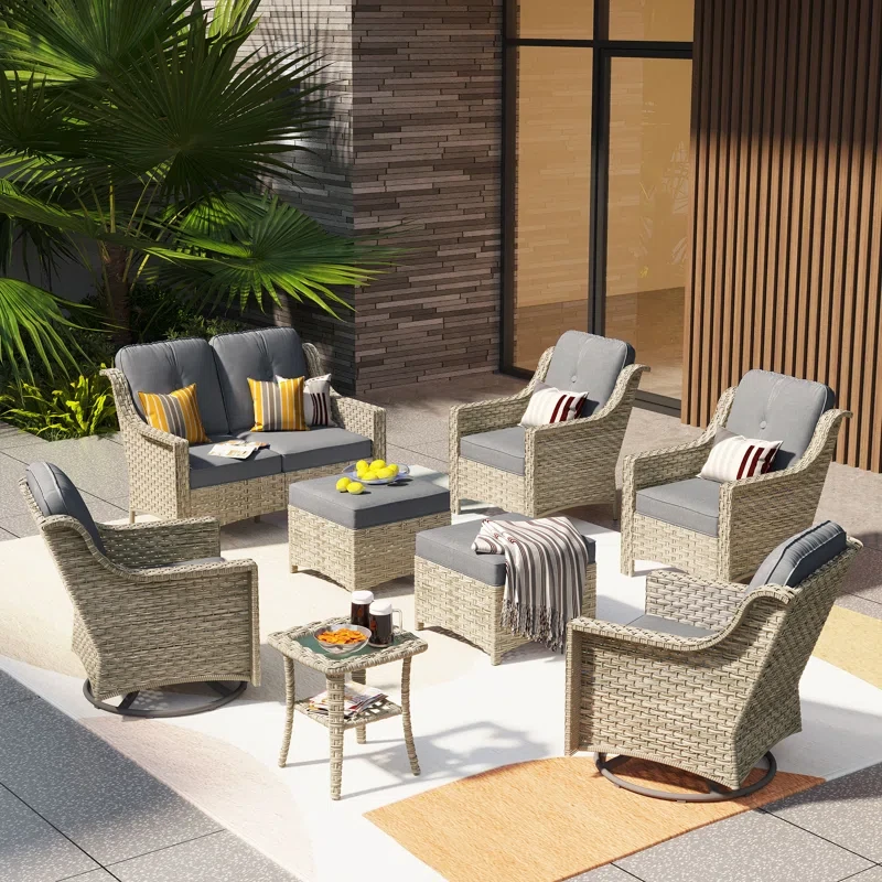 Daliya 6 - Person Outdoor Seating Group with Cushions