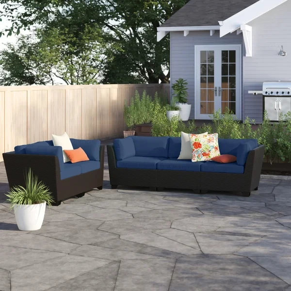 Anastase 5 - Person Outdoor Seating Group with Cushions