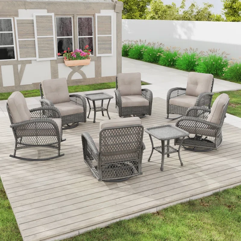 Margarethe 6 - Person Outdoor Seating Group with Cushions