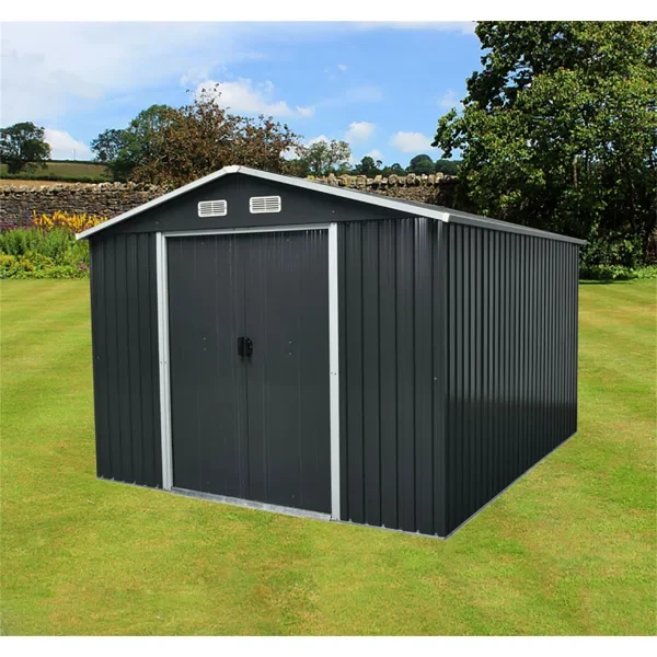 83" H x 106" W x 123" D Storage Shed