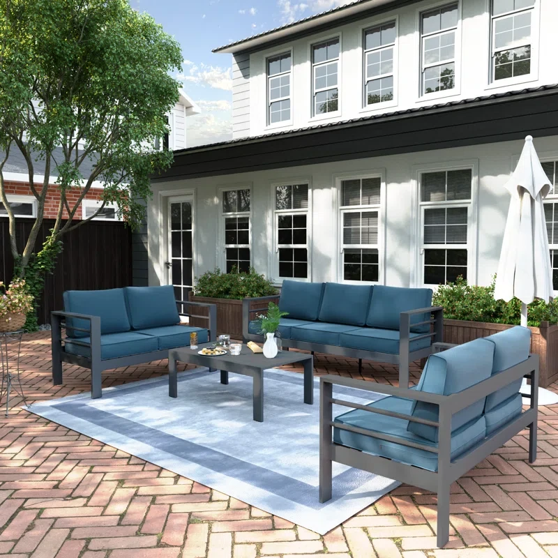 7-Person Outdoor Seating Group With Cushions