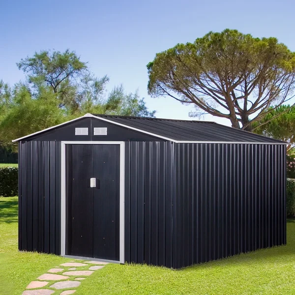 11' x 13' Metal Storage Shed