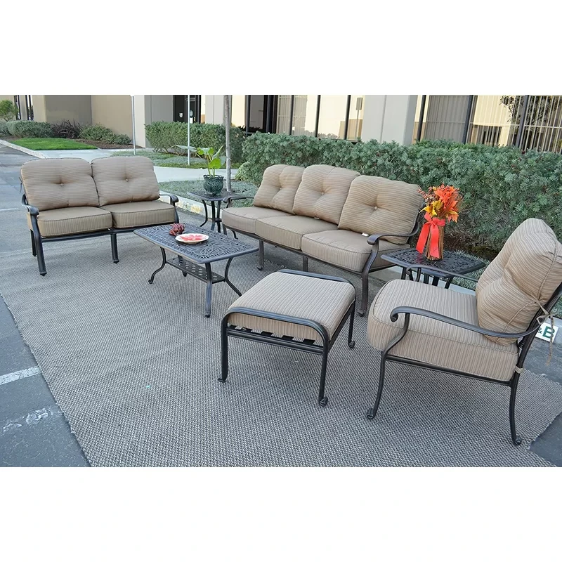 Allene 6 - Person Outdoor Seating Group with Cushions