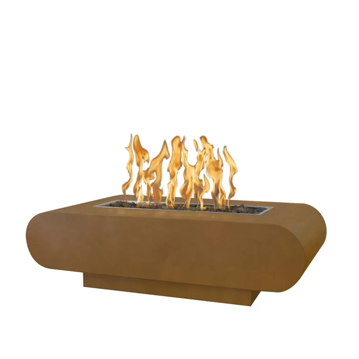 La Jolla Steel Propane/Natural Gas Fire Pit 15" H x 84" W x 28" D