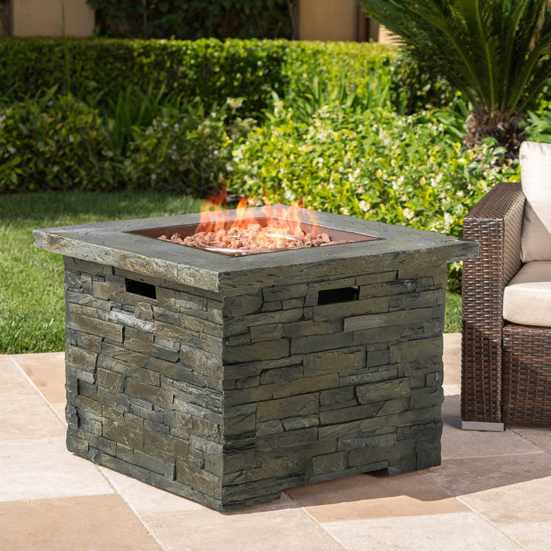 SQUARE MGO FIRE PIT - 40000 BTU