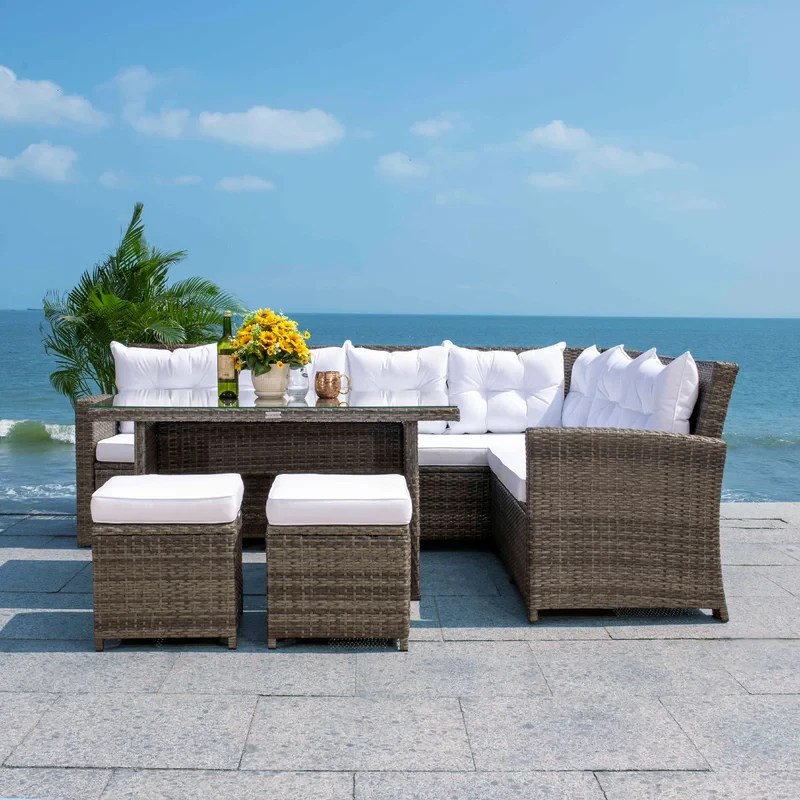 Barela 8 - Person Outdoor Seating Group with Cushions