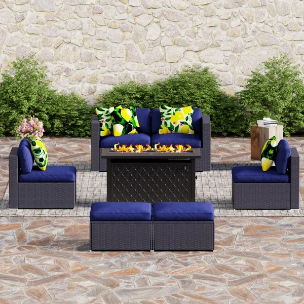 Mcgahan 6 - Person Outdoor Seating Group with Cushions