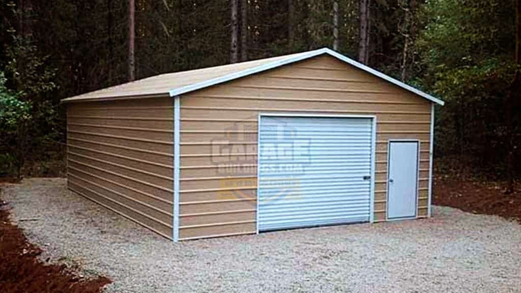 Metal Garages 20'x26' Boxed Eave Garage