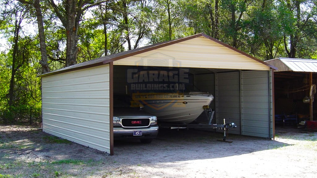 Metal Garage 22'x24' Boat Cover