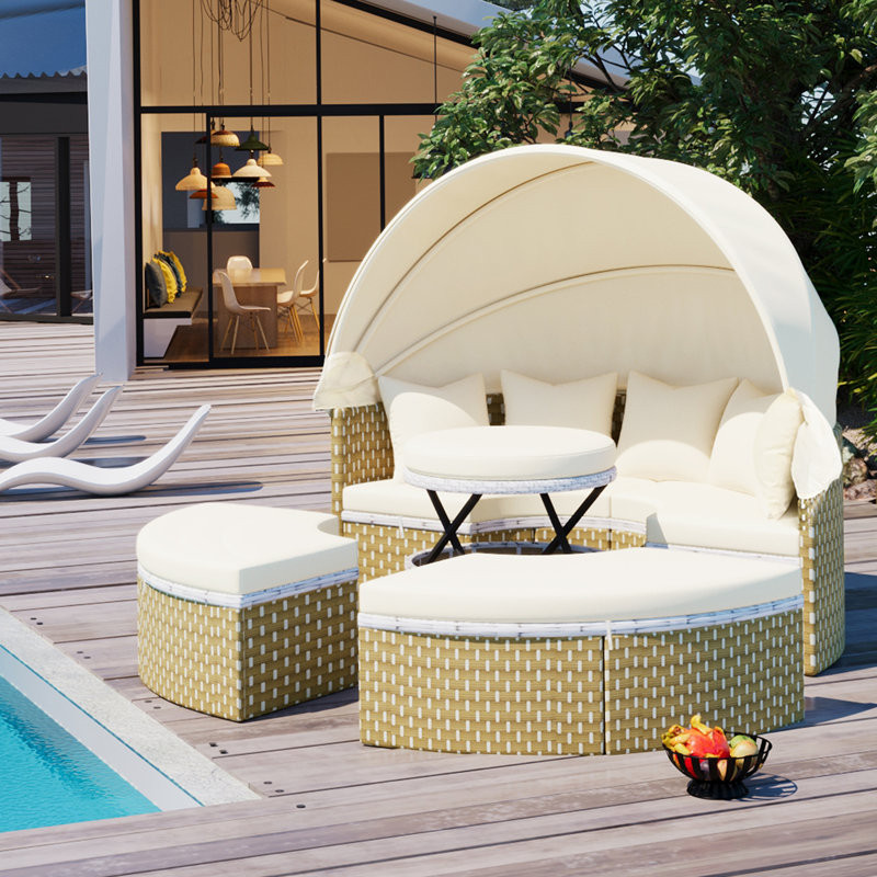 Dairi 7 - Person Outdoor Seating Group with Cushions
