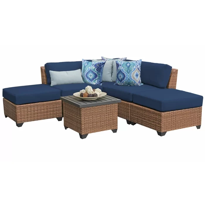 Ambroselli 2 - Person Outdoor Seating Group with Cushions