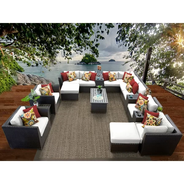 Anastase 11 - Person Outdoor Seating Group with Cushions