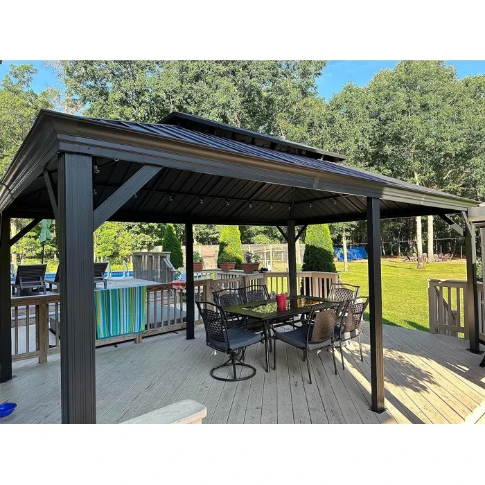 12' × 18' Metal Patio Gazebo