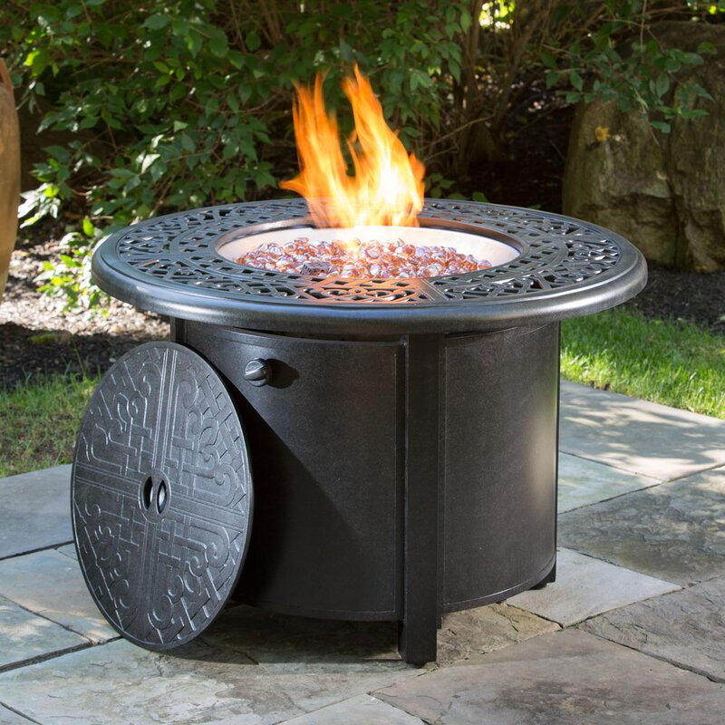 Fain Aluminum Propane Fire Pit Table