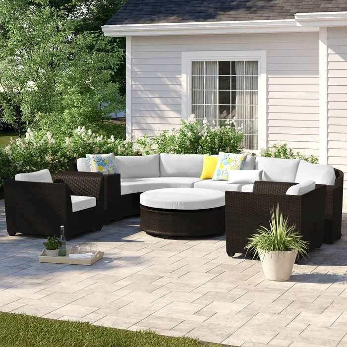 Anastase 7 - Person Outdoor Seating Group with Cushions