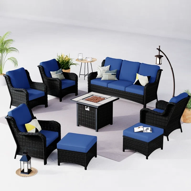 7 - Person Seating Group with Cushions