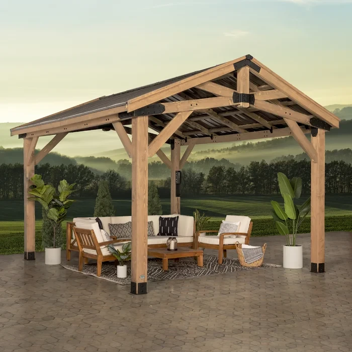 Backyard Discovery 14 X 12 Rayven Peak Gazebo