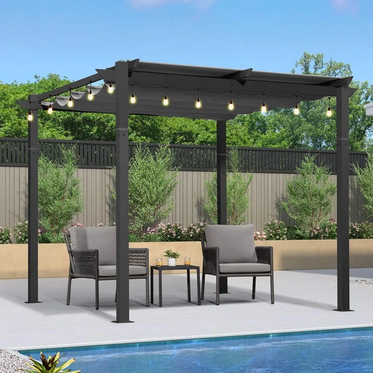 10 Ft. W x 10 Ft. D Aluminum Pergola