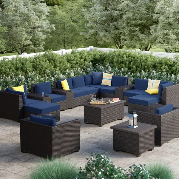 Anastase 11 - Person Outdoor Seating Group with Cushions