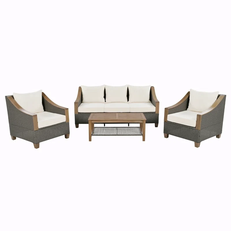 Dianthia 5 - Person Outdoor Seating Group with Cushions