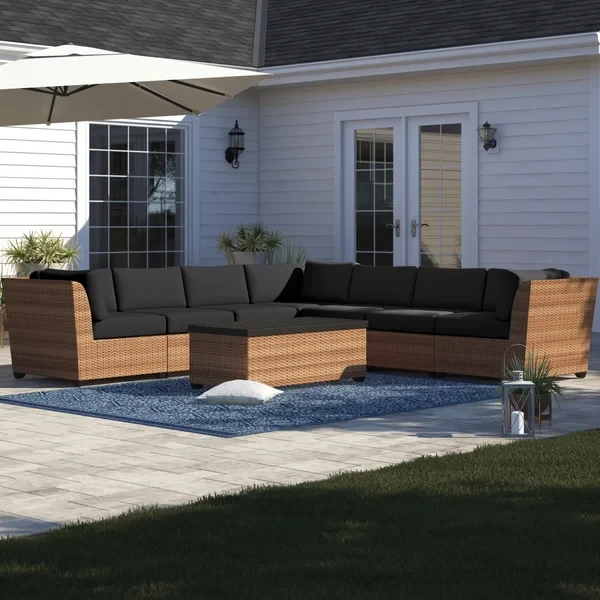 Ambroselli 6 - Person Outdoor Seating Group with Cushions