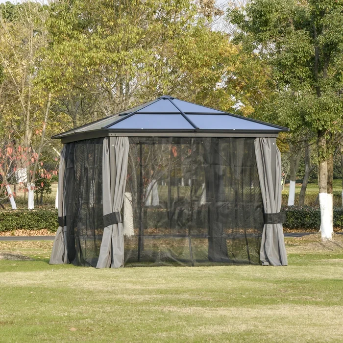 10 Ft. W x 10 Ft. D Aluminum Patio Gazebo