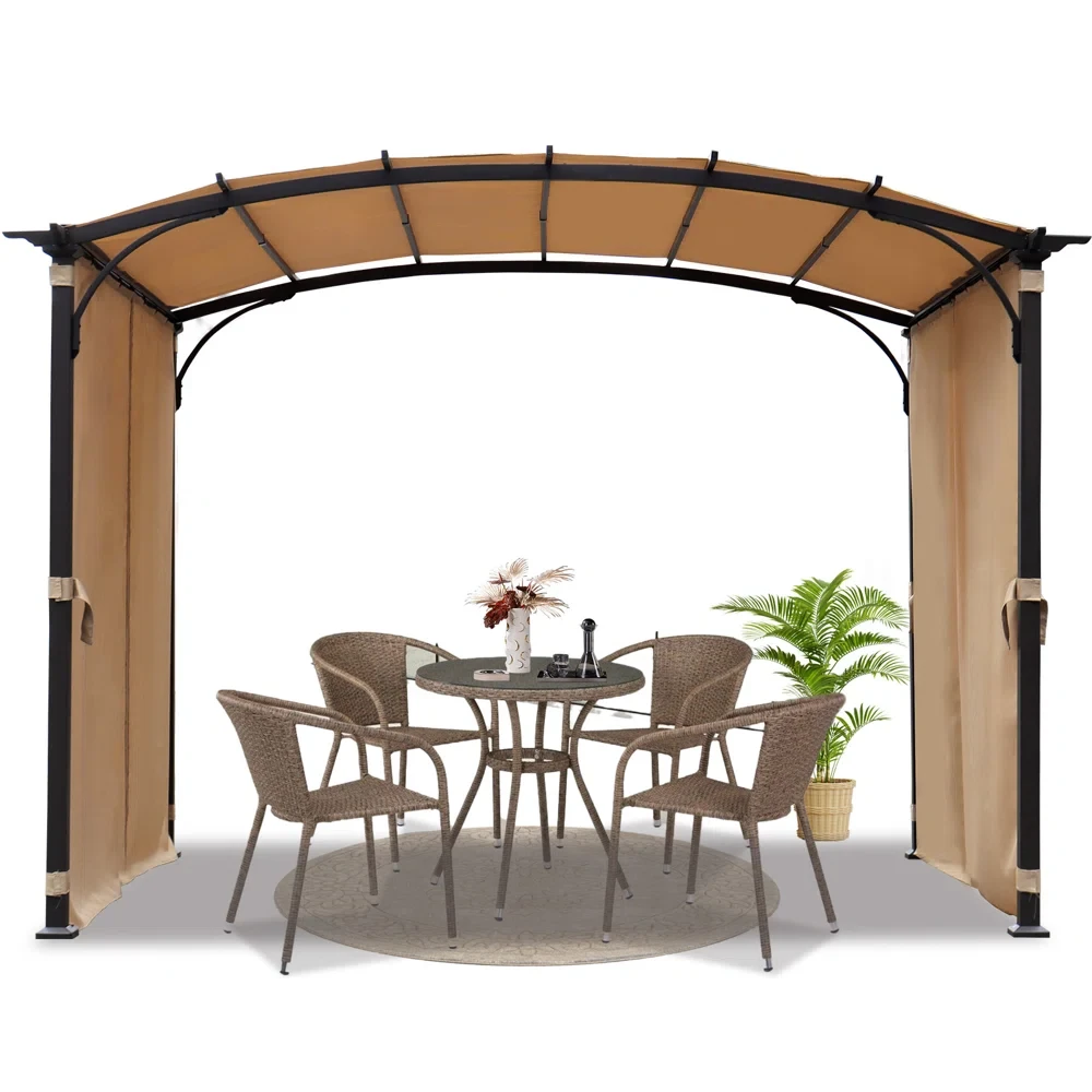 Patio Pergola 9 x 11ft Arched Gazebo