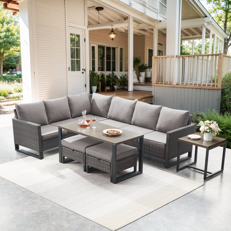 Valenta 6-Person Outdoor Seating Group with Cushion